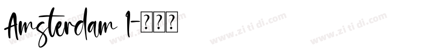 Amsterdam 1字体转换